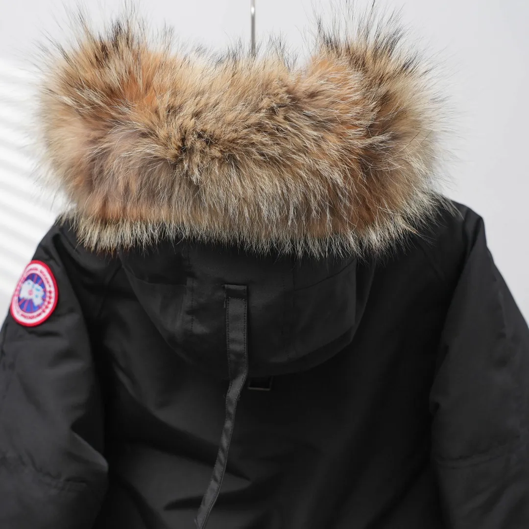 P720 CANADA GOOSE丨Canada Goose 01 Pilot Hooded Down Jacket Color: Black Size: XS-XXL